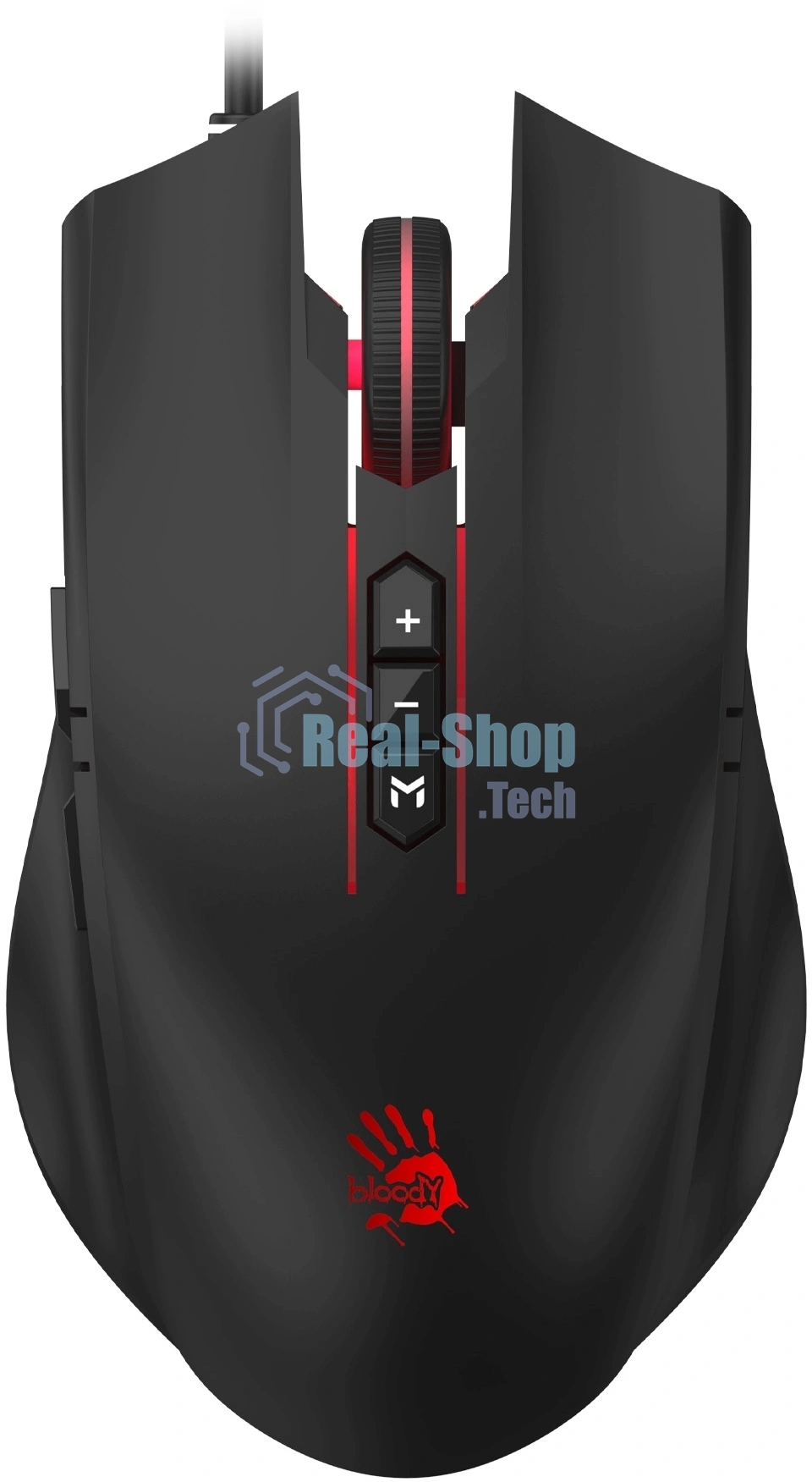 Мышь проводная A4Tech Bloody ES7 черный, 6000 dpi, USB, кнопки - 8