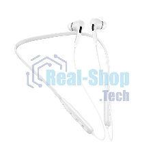 Наушники TWS Borofone BE45 белый, внутриканальные, Bluetooth, сенсорное управление, до 3 ч