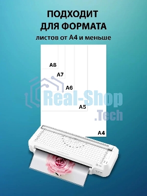 Ламинатор Cactus CS-LAB-F2, 2 вала, A4, 125мкм, 250 мм/мин