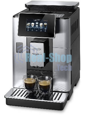 Кофемашина автоматическая DeLonghi ECAM610.75.MB черный/серебристый, исп. кофе - молотый/зерновой, 2.2 л, 1450 Вт, 19 Бар