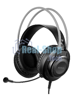 Гарнитура A4Tech Fstyler FH200i серый, проводная