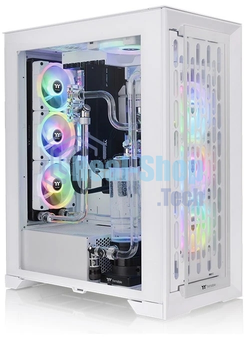Компьютерный корпус Thermaltake CTE T500 TG ARGb белый без БП ATX 3x140мм 2xUSB 3.0 1xUSB3.1 audio bott PSU