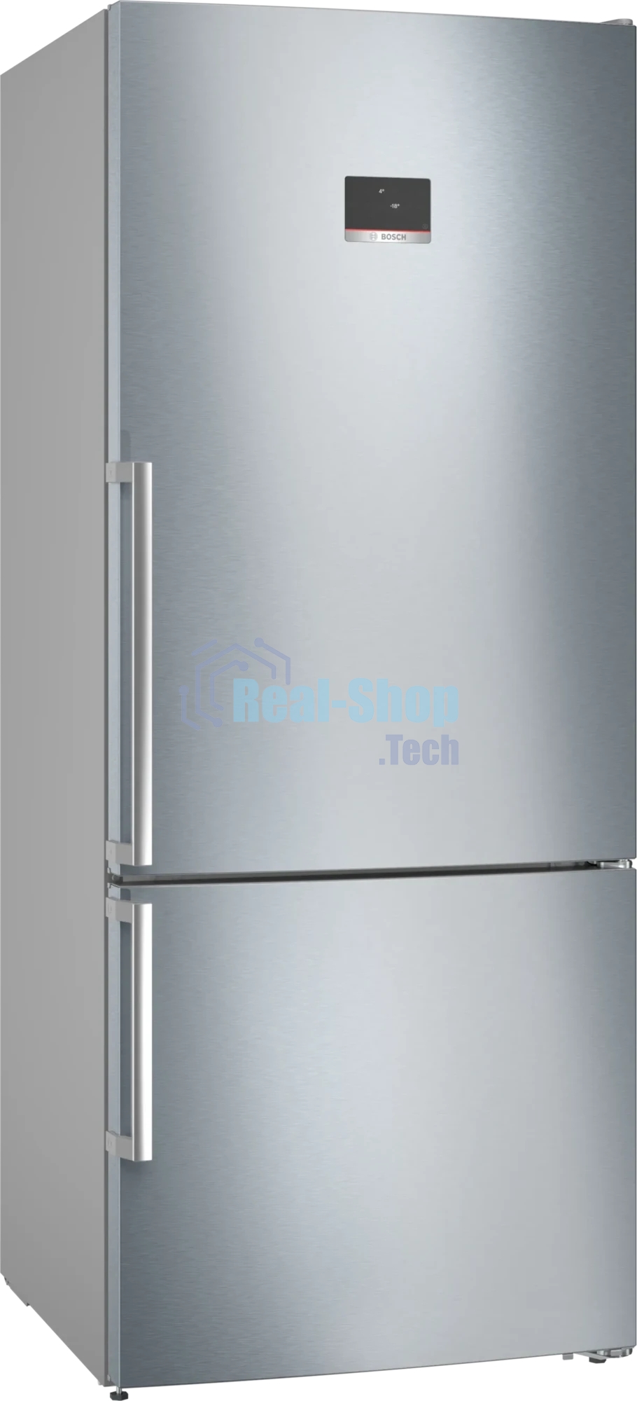 Холодильник Bosch KGN76CI30U серебристый двухкамерный 406/115л морозилка снизу, No Frost