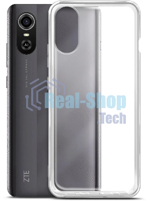 Чехол (клип-кейс) BORASCO для ZTE Blade A31 Plus, прозрачный
