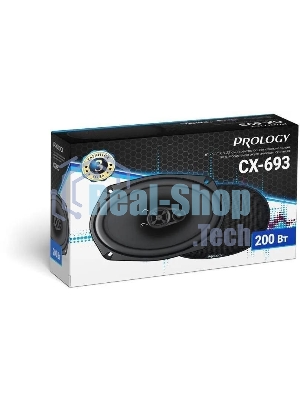 Колонки автомобильные Prology CX-693 200Вт 90дБ 4Ом 15x23см (6x9дюйм) (ком.:2кол.) коаксиальные трехполосные