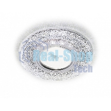 Корпус светильника S290 CH хром/прозрачный/MR16+3W(LED WHITE)