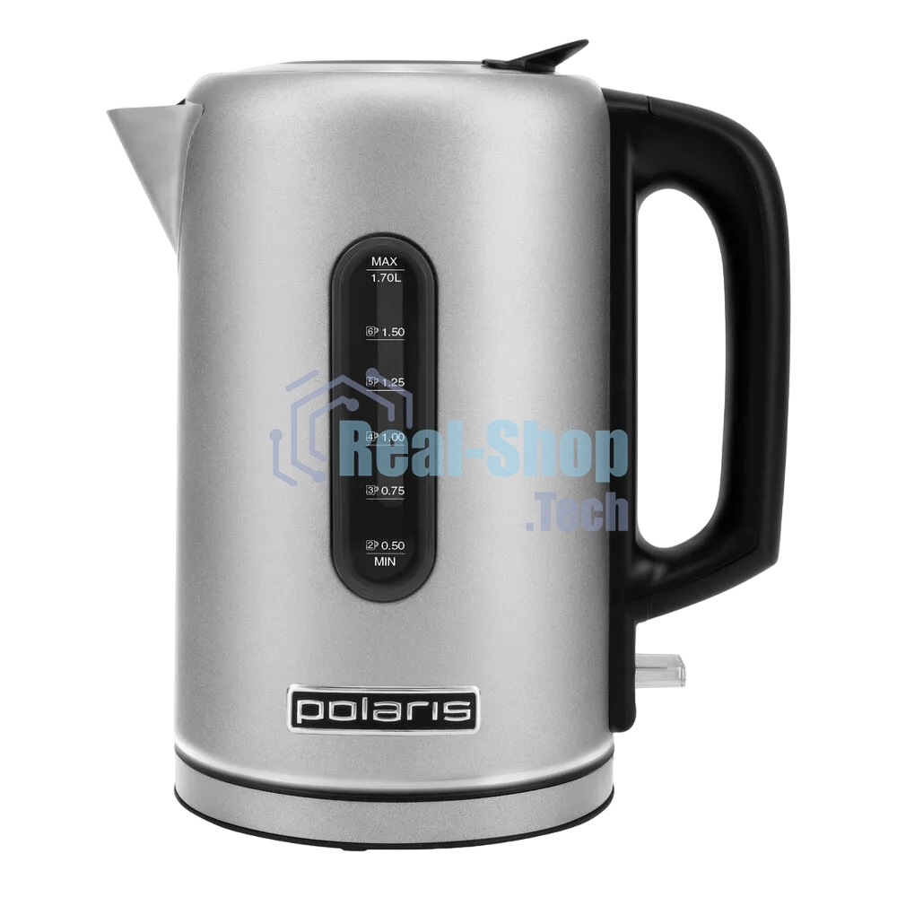 Чайник электрический Polaris PWK-1729СA стальной, 1.7 л, 2200 Вт