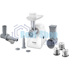 Мясорубка электрическая Bosch MFW2517W 1500 Вт, 1.7 кг/мин, белый