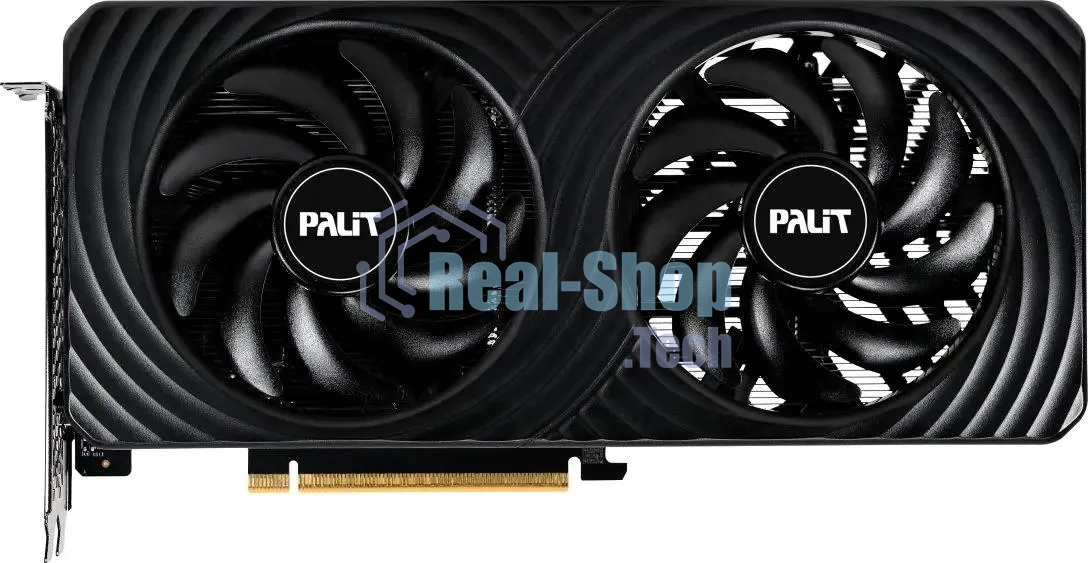 Видеокарта Palit GeForce RTX 5050 DUAL OC, NVIDIA RTX 5050, 8 ГБ GDDR6, 128 бит, PCI-e 5.0, 1xHDMI, 3xDP, 2647 МГц