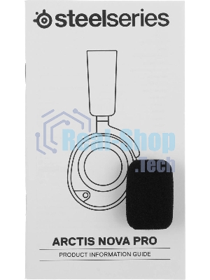 Гарнитура SteelSeries Arctis Nova Pro чёрный, проводная, USB, совместимость с PS5, Xbox