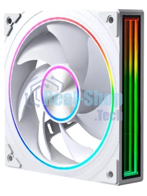Вентилятор для корпуса Eurocase EU-FN120ARGB_8+18 KIT WH C120XH White / Fan KIT 3 IN 1,3*120 ARGB fans 4pin PWM+AURA 5V3pin female and male connector