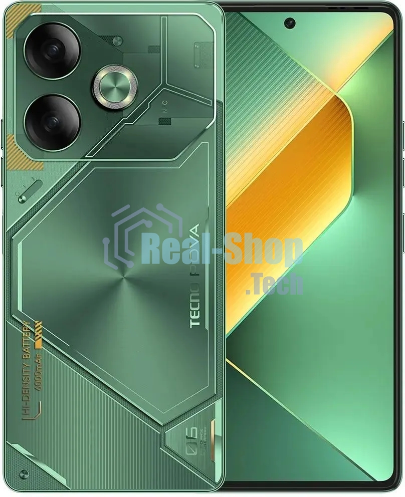 Смартфон Tecno POVA 6 LI7, 12/256Gb, зеленый