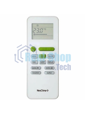Кондиционер напольно-потолочный Neoclima NS/NU-24CT1 24000 BTU, 70 м², 40 дБ, охлаждение, обогрев, осушение, белый