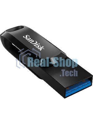 Флешка USB Sandisk DDC3 (SDDDC3-032G-G46), 32Gb, USB 3.0/USB Type-C, R/W 150/30, черный