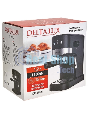 Кофеварка DELTA LUX DE-2005 черный