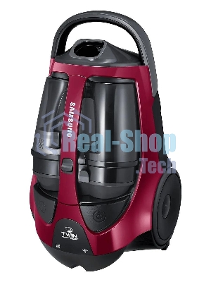 Пылесос Samsung VCC885FH3P красный/черный, 430/2200 Вт, уборка сухая, пылесборник контейнер 2 л