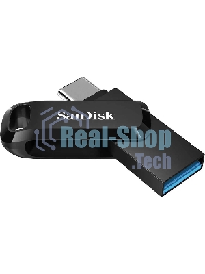Флешка USB Sandisk DDC3 (SDDDC3-032G-G46), 32Gb, USB 3.0/USB Type-C, R/W 150/30, черный