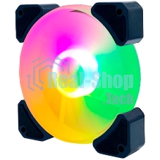 Вентилятор для корпуса Eurocase EU-FN120ARGB_8 BL YF120-12 Black,120 ARGB fan 3pin+AURA 5V3pin female and male connector with brown box,3pcs in big br