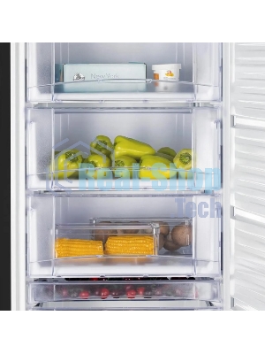 Морозильная камера Nordfrost DF 268 BAP, черный, 221л, 6 ящика