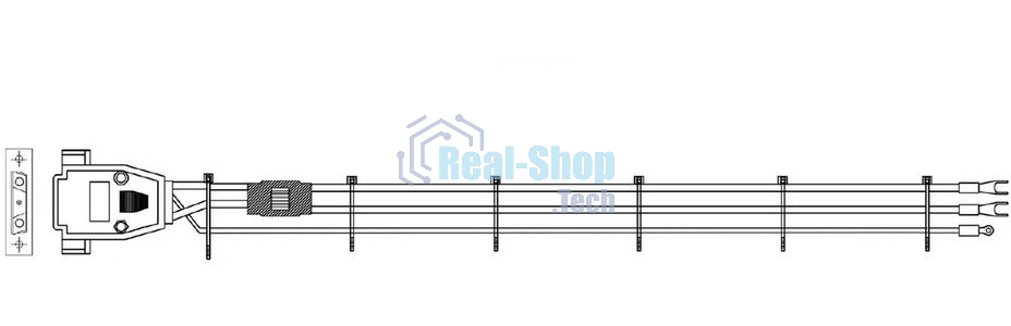 Кабель Gospower 0504-18030040, Power cable DC 3m