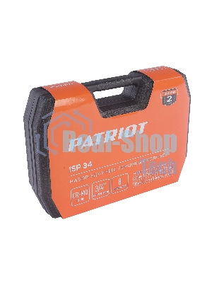 Набор ударных торцовых головок PATRIOT ISP 34, кейс, Cr-Mo, 8 пред.