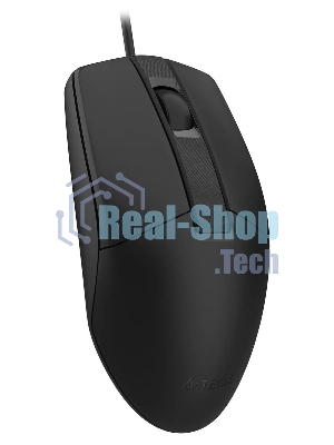 Мышь проводная A4Tech OP-330 черный, 1200 dpi, USB, кнопки - 3