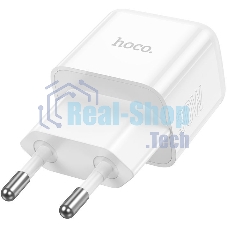 Сетевое зарядное устройство Hoco N32 Glory White 30W 3A+2A+1.5A (PD+QC+AFC) USB Type-C универсальное белый