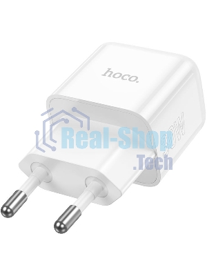Сетевое зарядное устройство Hoco N32 Glory White 30W 3A+2A+1.5A (PD+QC+AFC) USB Type-C универсальное белый
