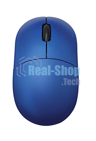 Мышь проводная Qumo Simple Office M92 синий, 1000 dpi, USB, кнопки - 3