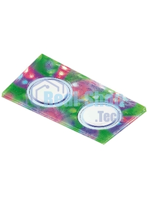 Корпус светильника S234/2 W/CH/M белый/хром/MR16+3W/2MR16+6W(LED MULTI)