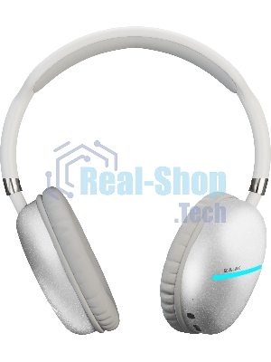 Беспроводные/проводные наушники Soundmax SM-HP2200B белый, накладные, Bluetooth + проводной, до 6 ч