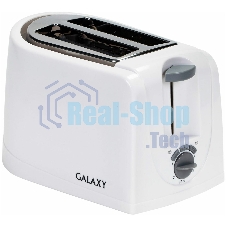 Тостер Galaxy GL 2906, белый, пластик, 850 Вт