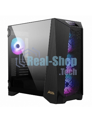 Компьютерный корпус MSI MEG PROSPECT 700R Mid-Tower, E-ATX, 2xUSB 3.2, 1xUSB-C, Audio I/O, 4x140 ARGb fan, Laminated Tempered Glass, (41556)