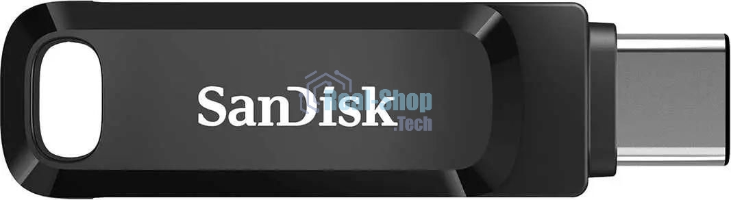 Флешка USB Sandisk DDC3 (SDDDC3-032G-G46), 32Gb, USB 3.0/USB Type-C, R/W 150/30, черный