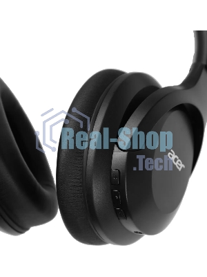 Беспроводные/проводные наушники Acer OHR304 черный, полноформатные, Bluetooth + проводной, активное шумоподавление, до 16 ч