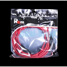 Шнур питания с фиксатором REM IEC 60320 C19/IEC 60320 C20, 16 А/250 В (3 * 1,5), 1,8 м, красный R-16-Cord-C19-C20-1.8-Red