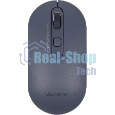 Мышь беспроводная A4Tech Fstyler FG20 пепельный/синий, 2000 dpi, радиоканал, USB, кнопки - 4