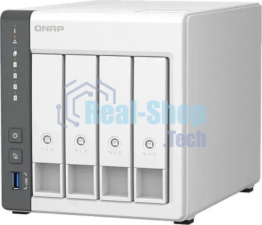 Сетевое хранилище NAS Qnap D4 (REV. C) 4-bay настольный Cortex-A55 RK3568B2