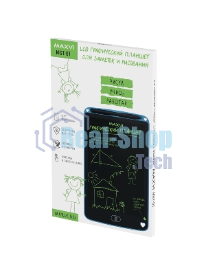 LCD планшет для заметок и рисования Maxvi MGT-01