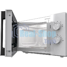 Микроволновая печь Gorenje MO20E1WH белый, 20 л, 800 Вт, переключатели - поворотный механизм