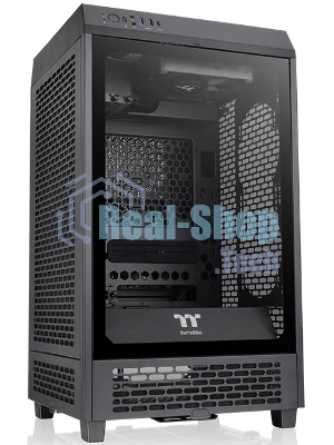 Компьютерный корпус Thermaltake The Tower 200 черный без БП miniITX 11x120мм 5x140мм 2xUSB 3.0 audio bott PSU