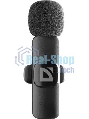 Петличный микрофон Defender Talky-137 wrls, черный, на прищепке, 1шт