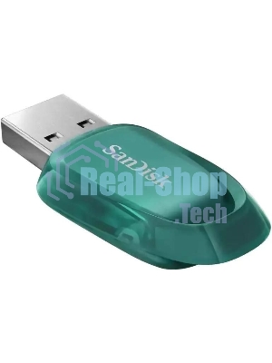 Флешка USB 256 Gb SanDisk CZ96 Ultra Eco, USB 3.2 зеленый