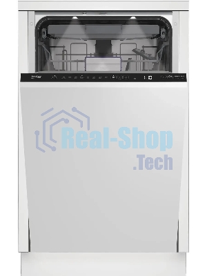 Встраиваемая посудомоечная машина Beko BDIS38120A, черный, 44.8 см, 11 компл., 45 дБ, класс A