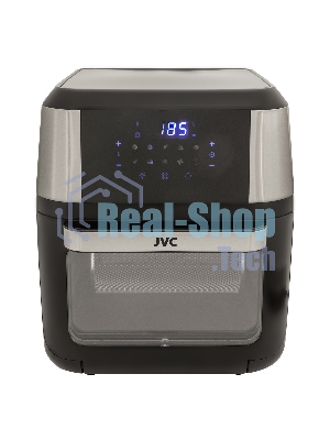 Аэрогриль JVC JK-MB060 черный, 2000 Вт, 12 л, сенсор, 9 программ