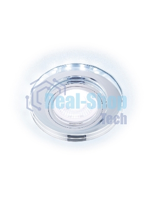 Корпус светильника S214 CL хром/прозрачный /MR16+3W(LED COLD)