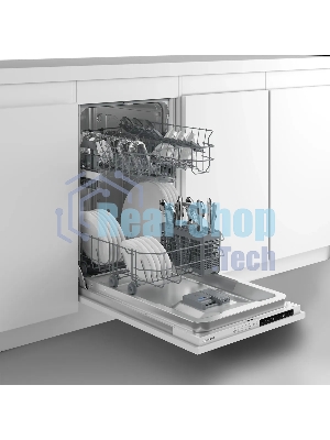 Встраиваемая посудомоечная машина Indesit DIS 1C59, белый, 44.8 см, 10 компл., 48 дБ, класс A