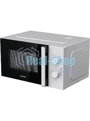 Микроволновая печь Gorenje MO20E1WH белый, 20 л, 800 Вт, переключатели - поворотный механизм