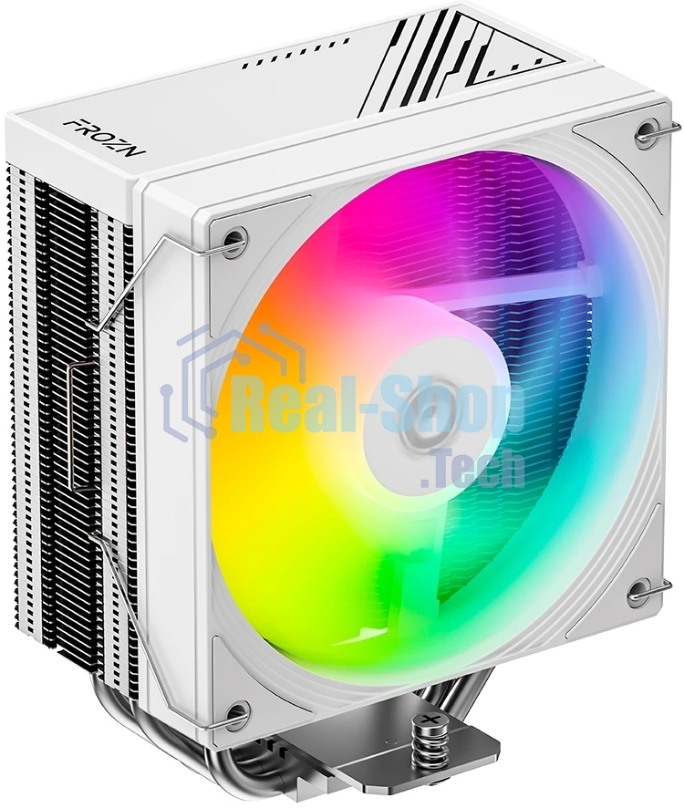 Кулер для процессора ID-Cooling FROZN A410 SE ARGb белый 180W/Intel 1700, 12*, 115*, AMD AM5, AM4/Screws