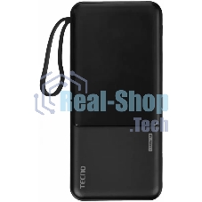 Портативный аккумулятор Tecno OnGO L101 10000mAh 12W 2.4A 2xUSB-A/USB-C черный